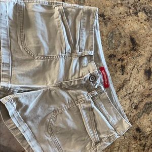 Tan size 9 shorts